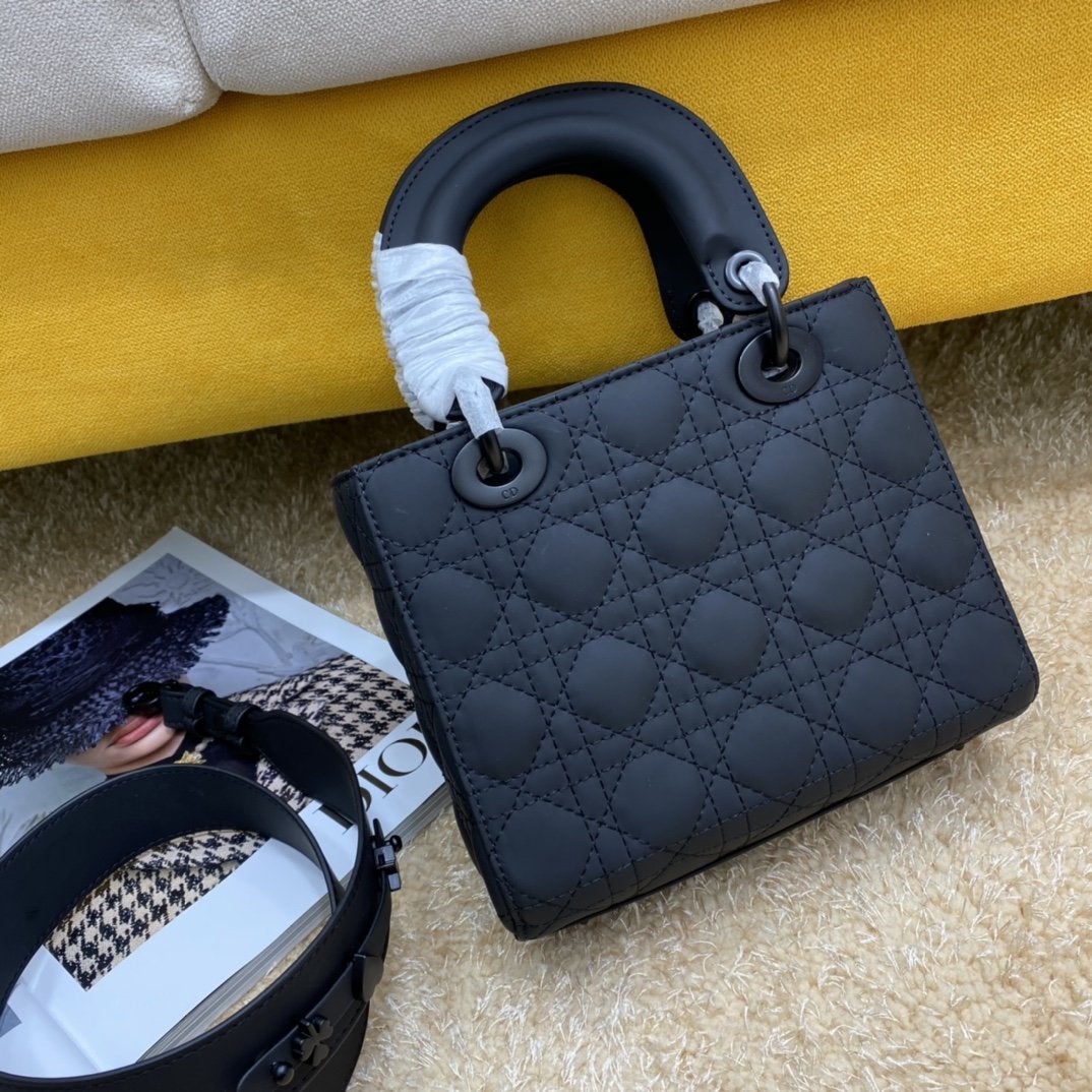 LADY MY ABC BAG 20CM BLACK ULTRAMETTE CANNAGE CALFSKIN