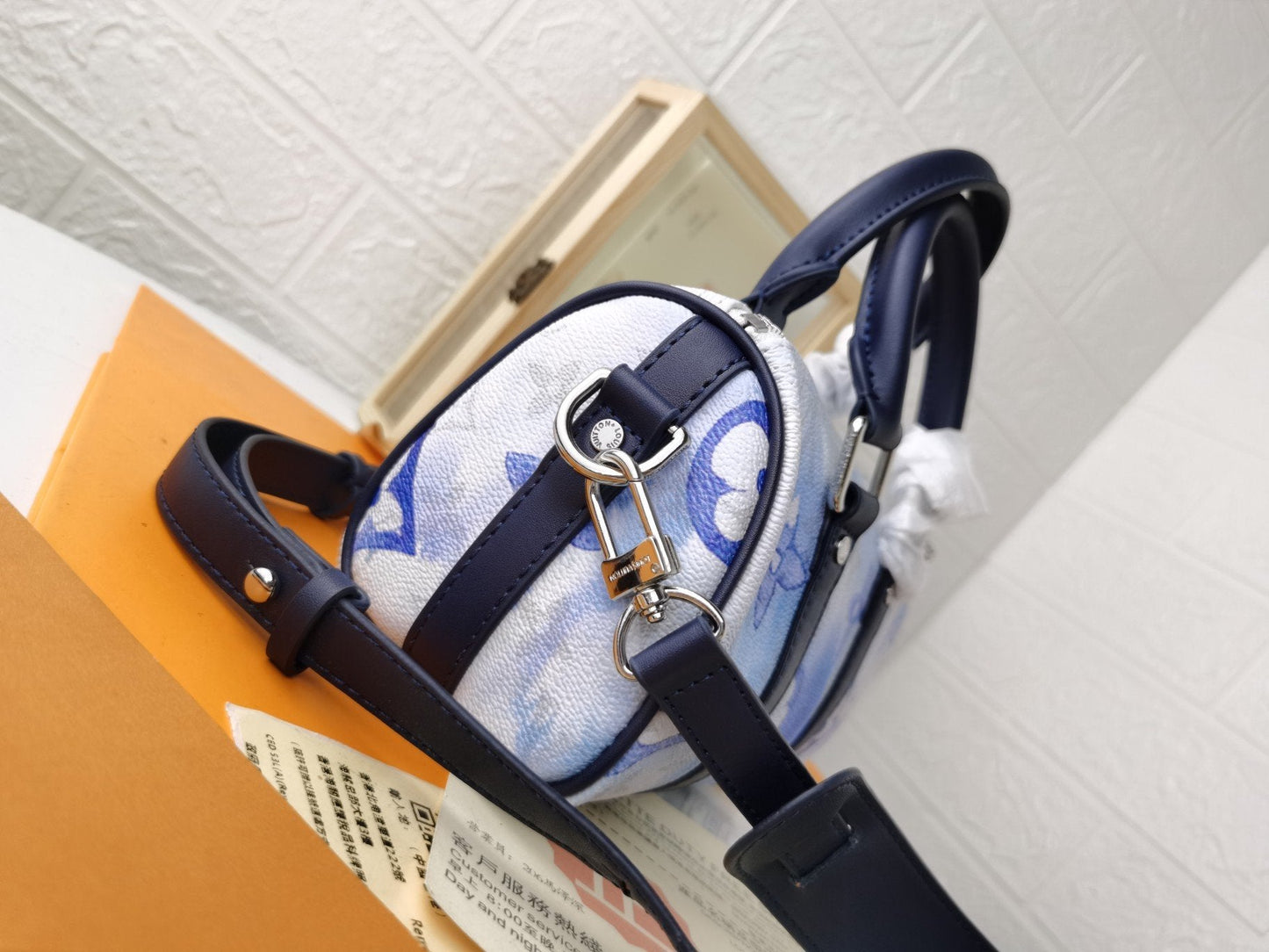 LV KEEPALL XS 21 MONOGRAM WATER COLOR BLUE CANVAS