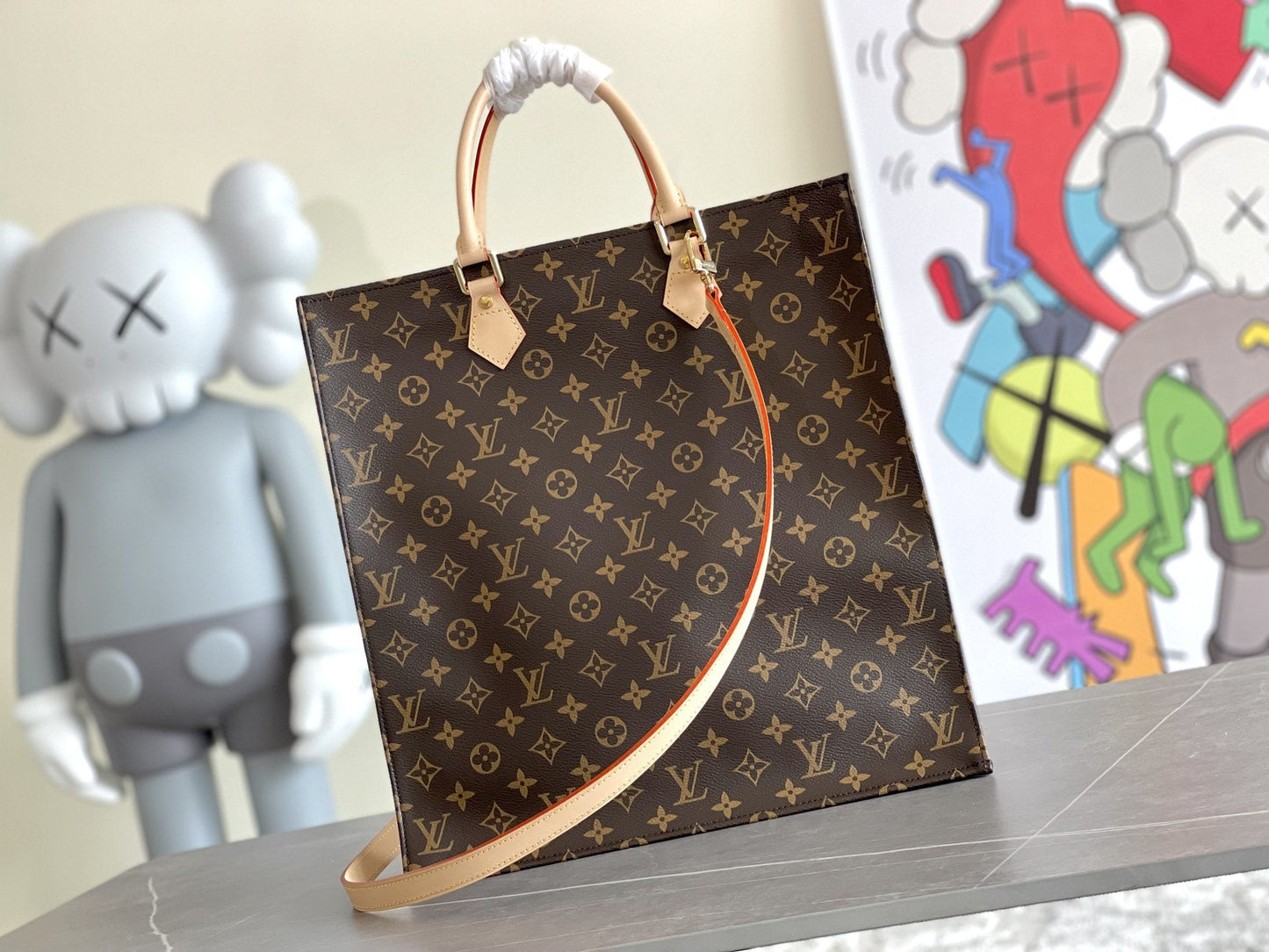 SAC PLAT 36CM MONOGRAM CANVAS