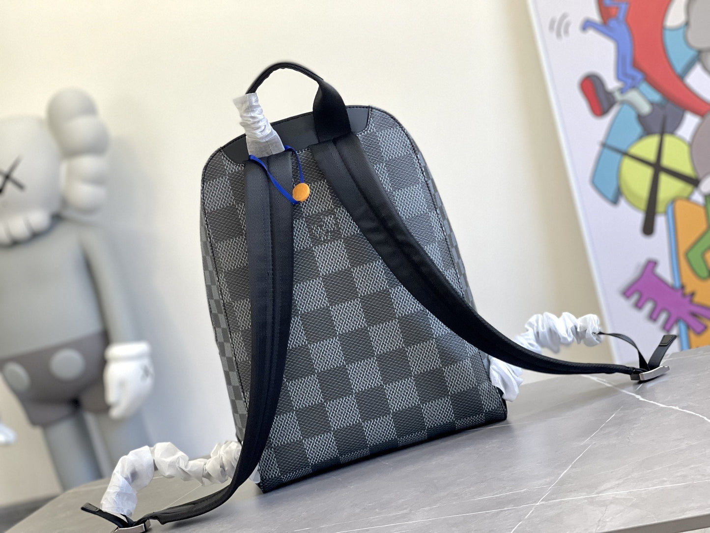 CAMPUS BACKPACK 30 GRAY DAMIER GRAPHITE