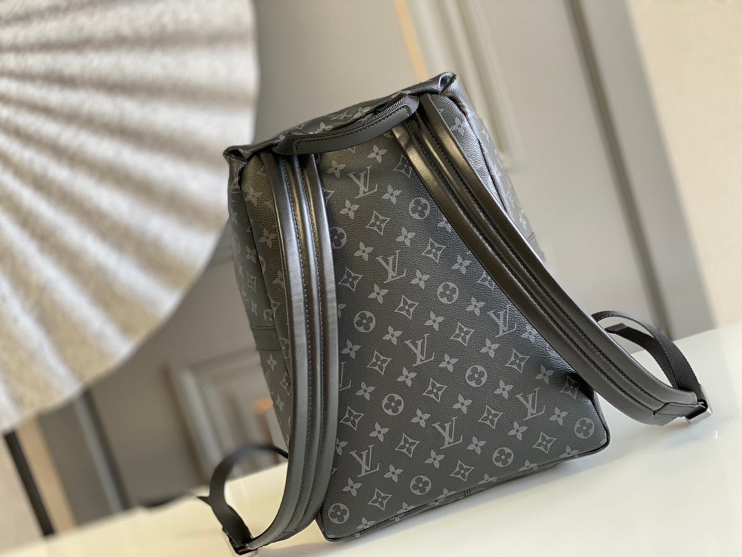 BACKPACK 40 IN GUN METAL MONOGRAM ECLIPSE CANVAS