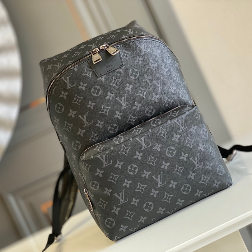 BACKPACK 40 IN GUN METAL MONOGRAM ECLIPSE CANVAS