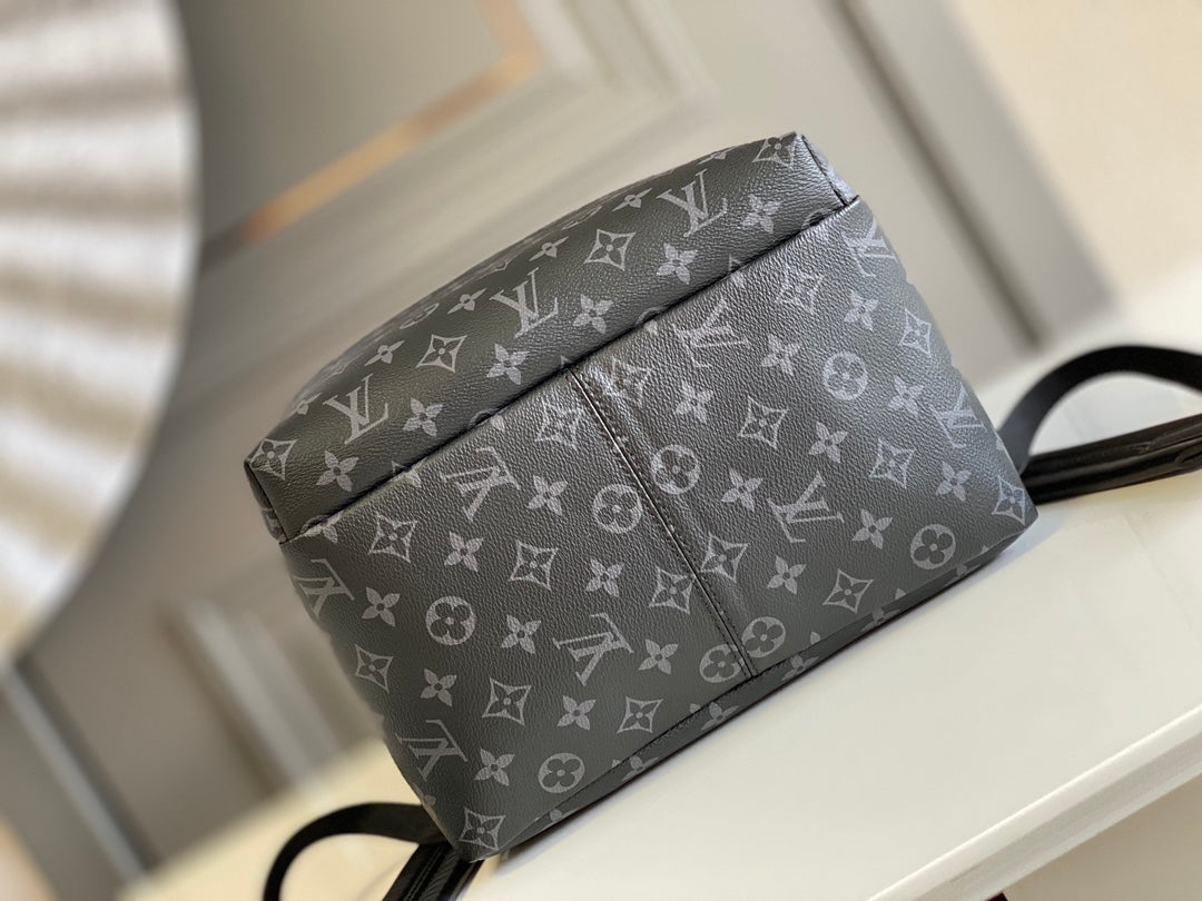 BACKPACK 40 IN GUN METAL MONOGRAM ECLIPSE CANVAS