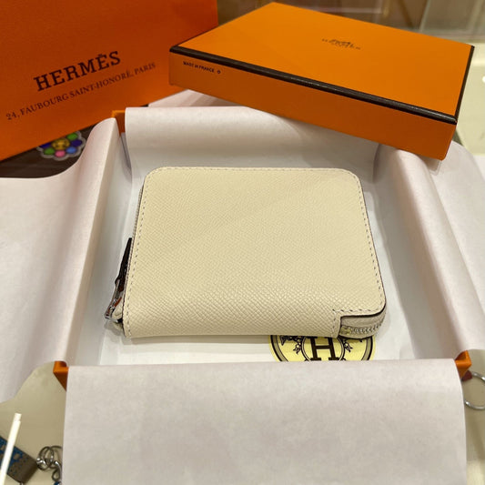 HM Compact Wallet 11.5 Ivory Epsom