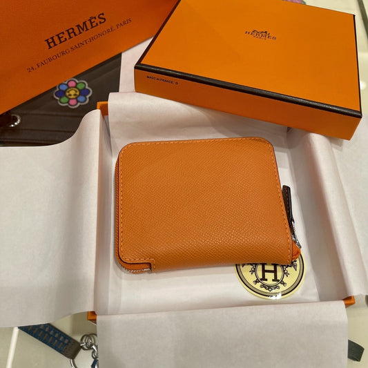 HM Compact Wallet 11.5 Orange Epsom