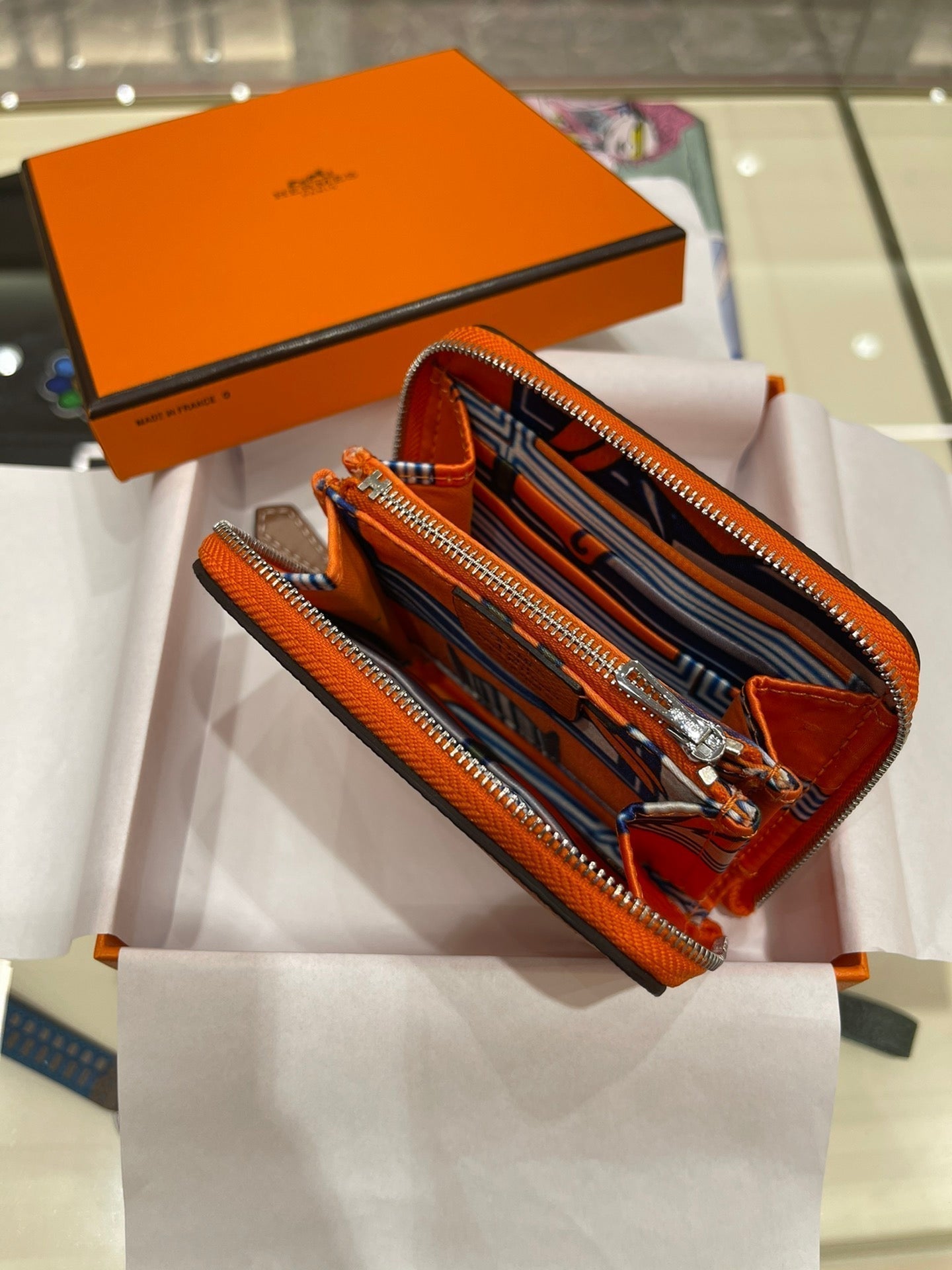 HM Compact Wallet 11.5 Orange Epsom