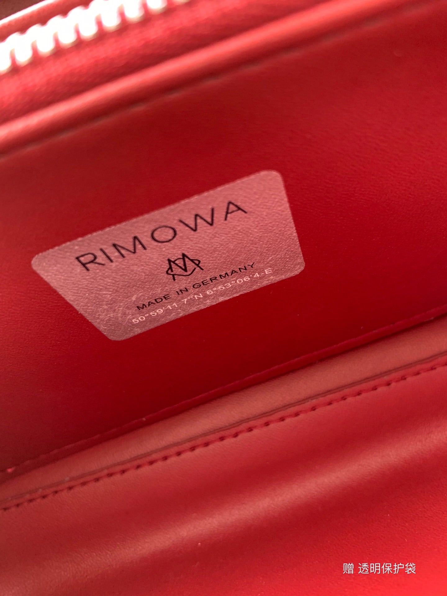 RIMOWA 20 CASE BAG IN LIGHT PINK ALUMINUM MAGNESIUM