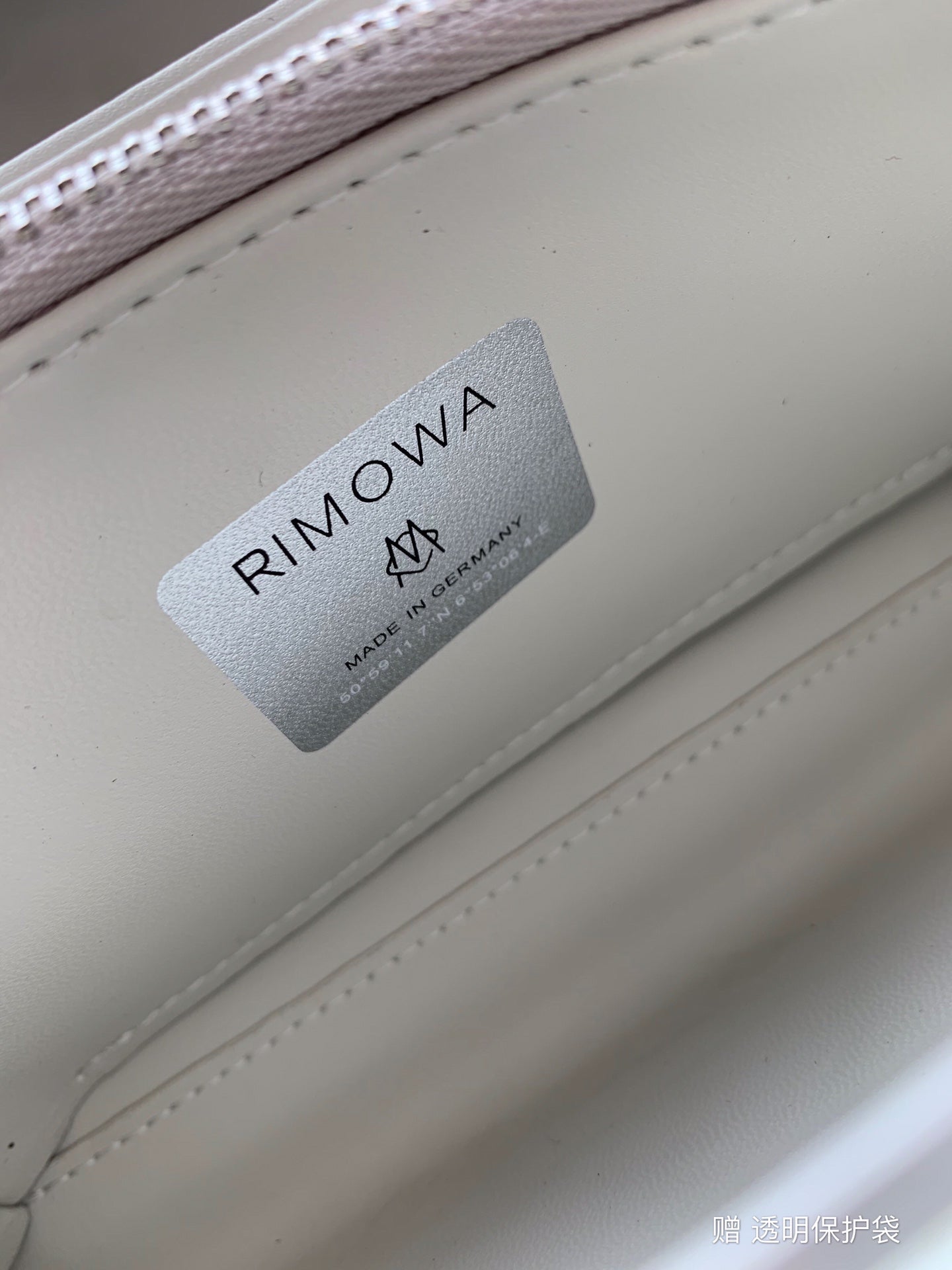 RIMOWA 20 CASE BAG IN GREY ALUMINUM MAGNESIUM