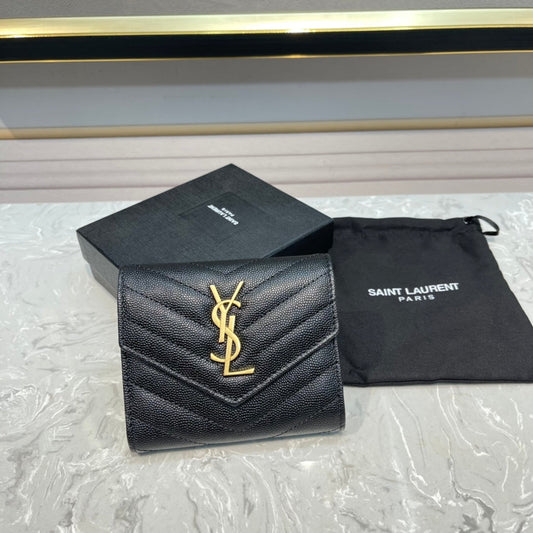 MONOGRAM 12 BLACK CALFSKIN CARD HOLDER