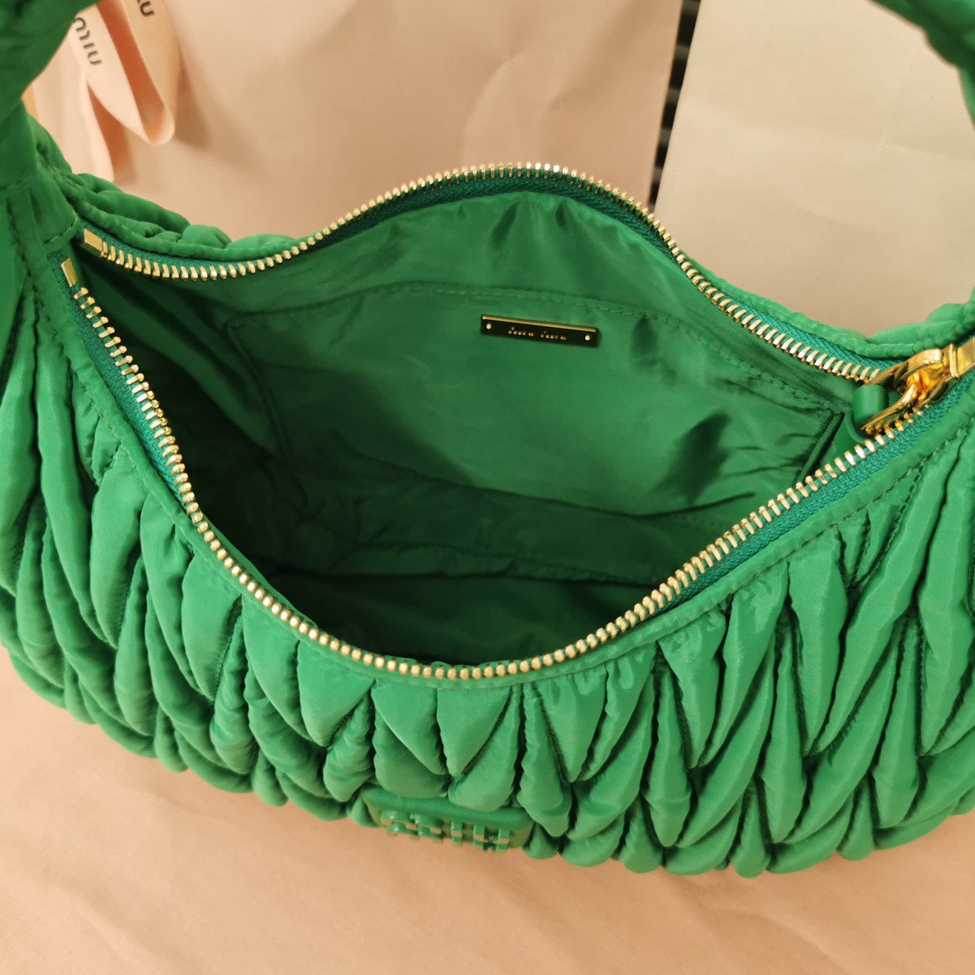 WANDER 28 BAG IN GREEN ECO - FRIENDLY NYLON