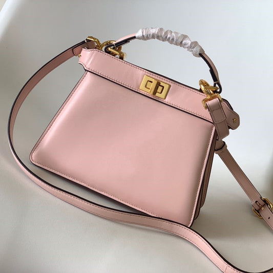 Peekaboo ISeeU Petite 20 Bag Pink Lambskin Ghw