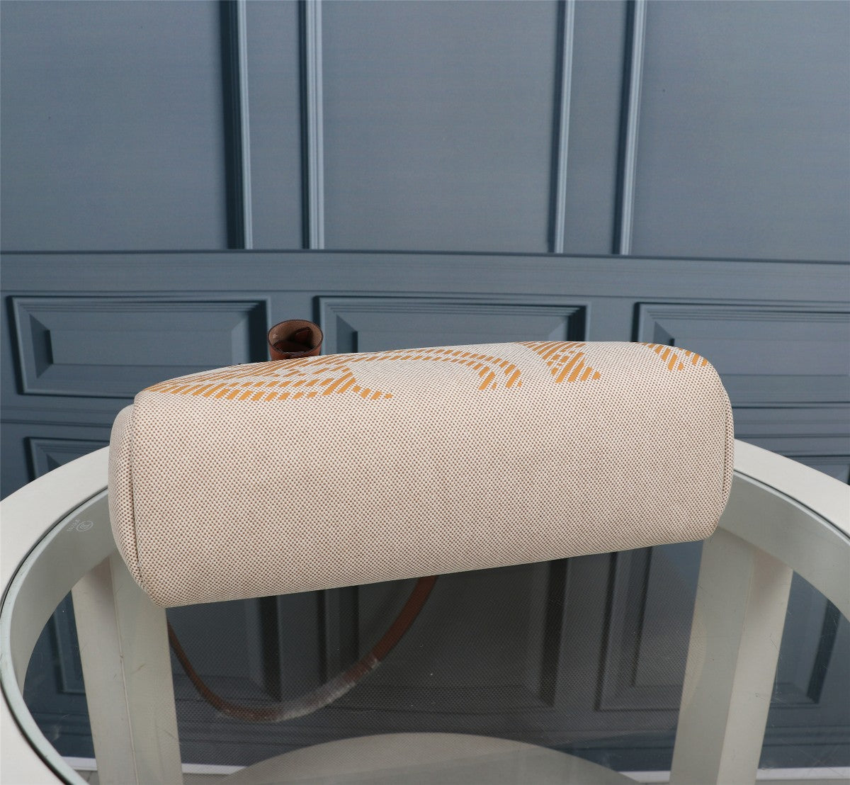 HM HERBAG ZIP 31 CIDER AND CREAM MONOGRAM CANVAS