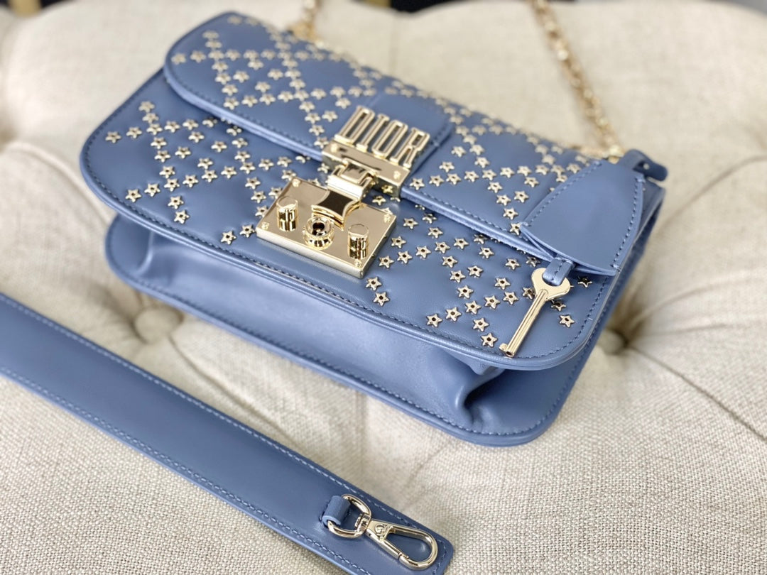 LIMITED BAG 21 IN SAPPHIRE BLUE LAMBSKIN