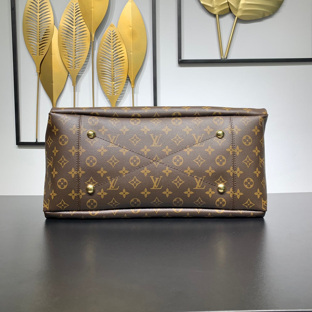 ARTSY MM 41 IN BROWN MONOGRAM CANVAS GOLD HARDWARE