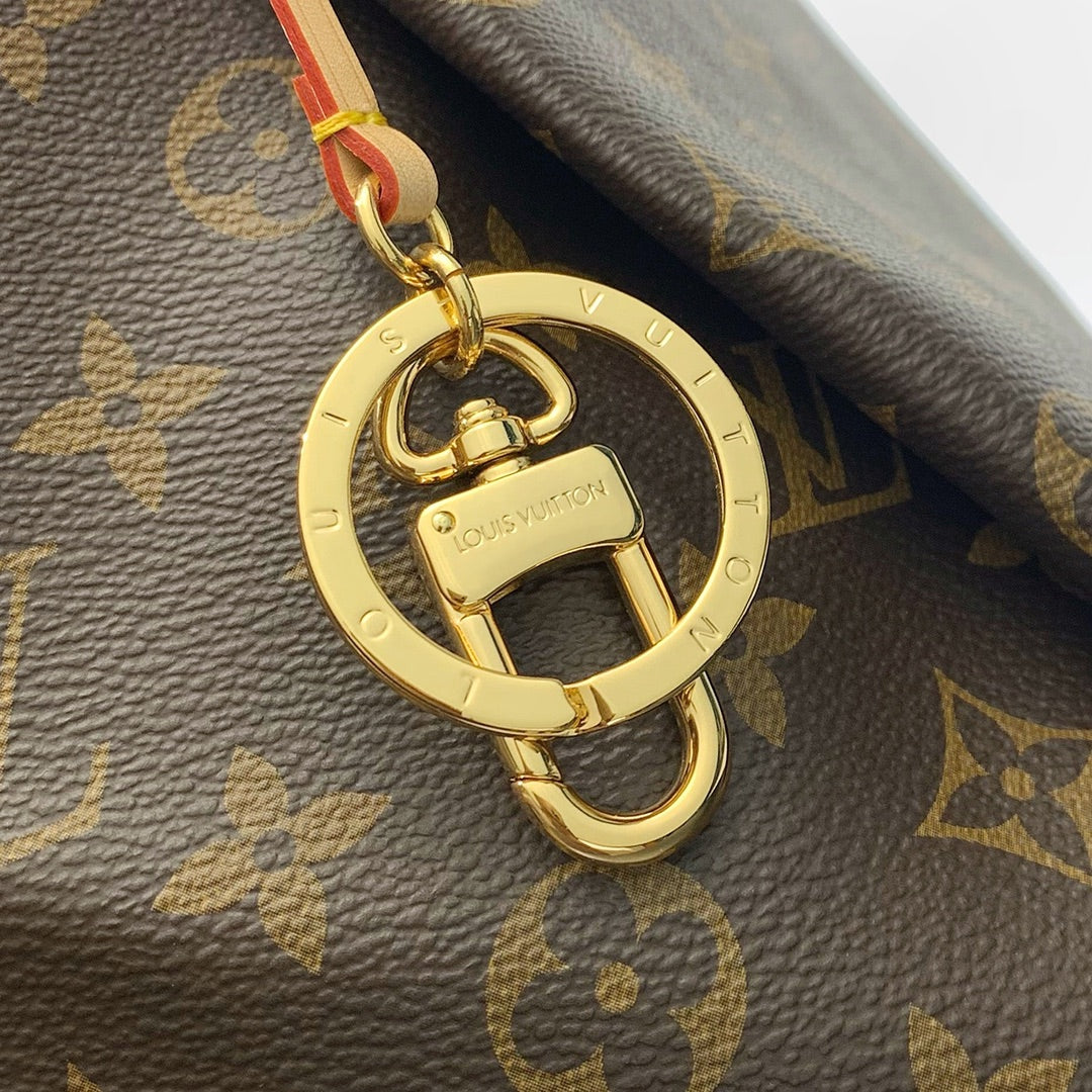 ARTSY MM 41 IN BROWN MONOGRAM CANVAS GOLD HARDWARE