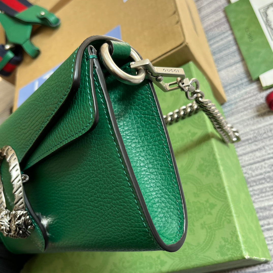 DIONYSUS SMALL 25 BAG IN EMERALD GREEN CALFSKIN