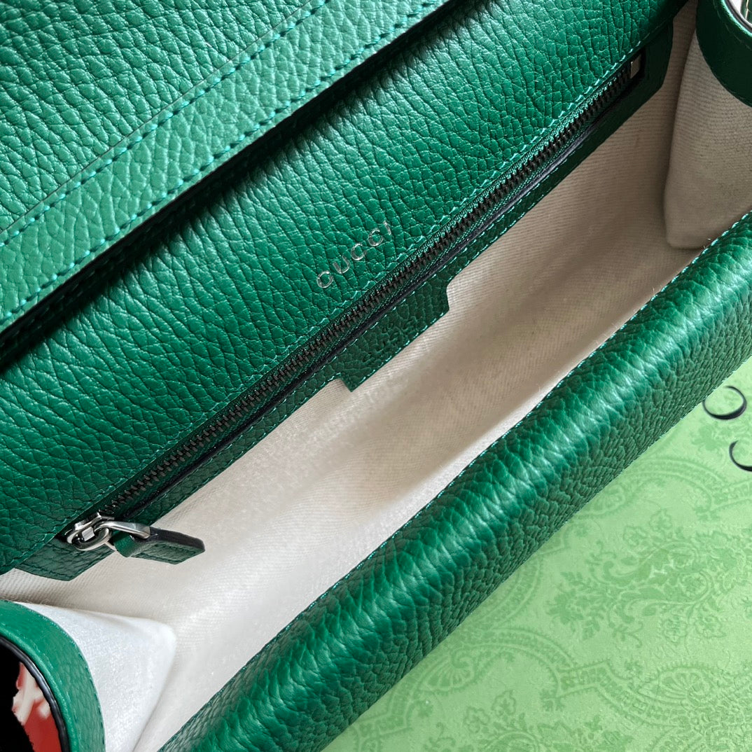 DIONYSUS SMALL 25 BAG IN EMERALD GREEN CALFSKIN