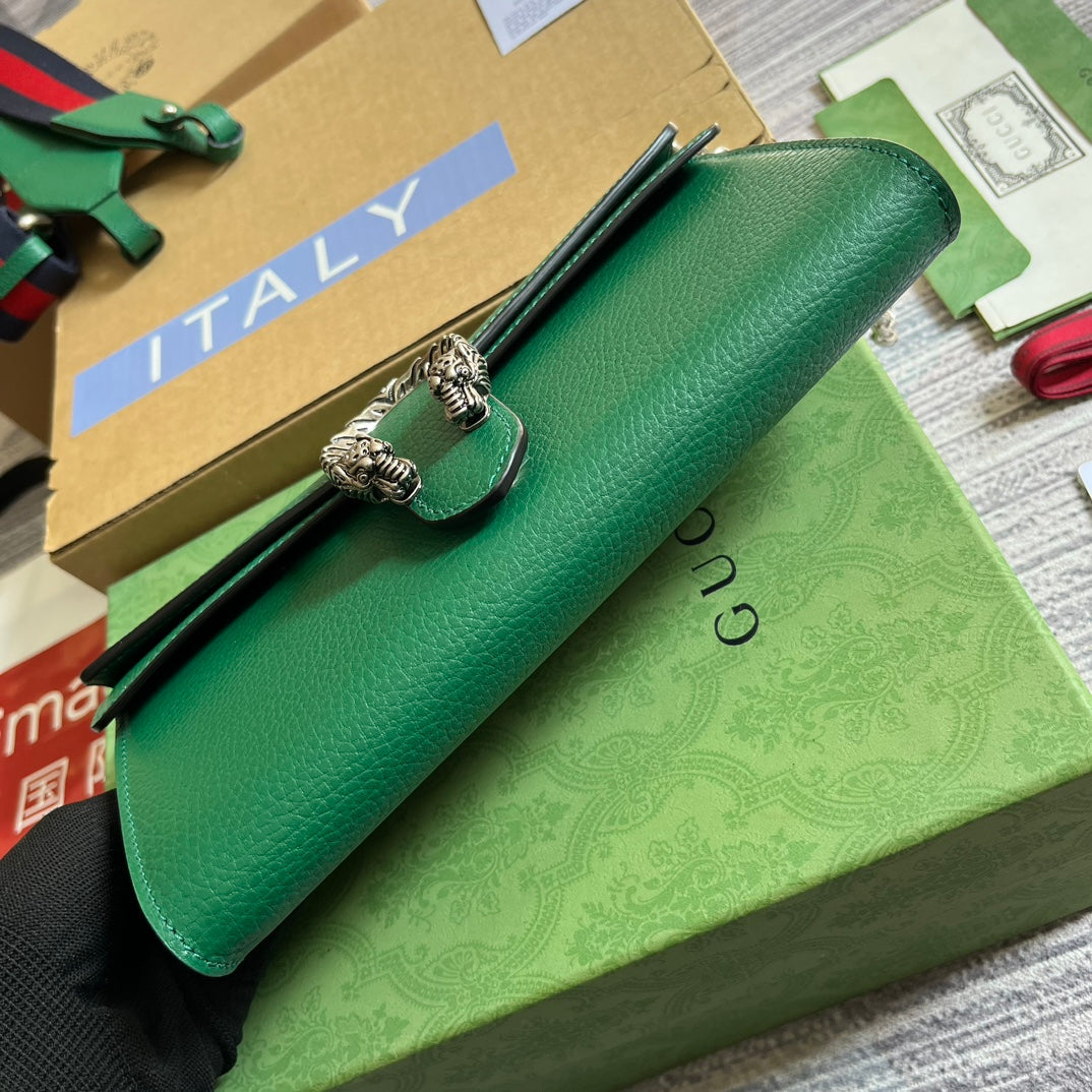 DIONYSUS SMALL 25 BAG IN EMERALD GREEN CALFSKIN