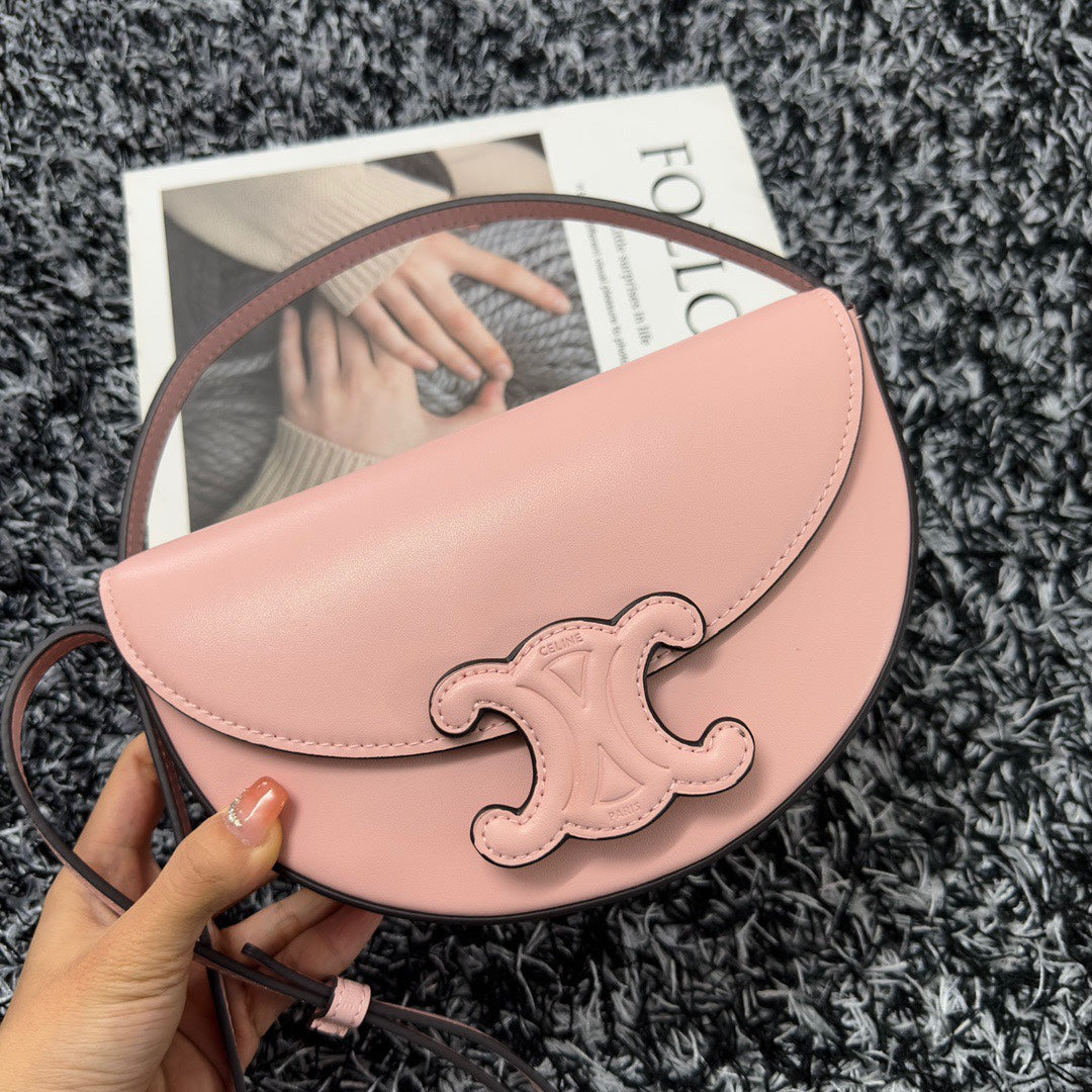 BESACE TRIPHOME 23 LIGHT PINK CALFSKIN