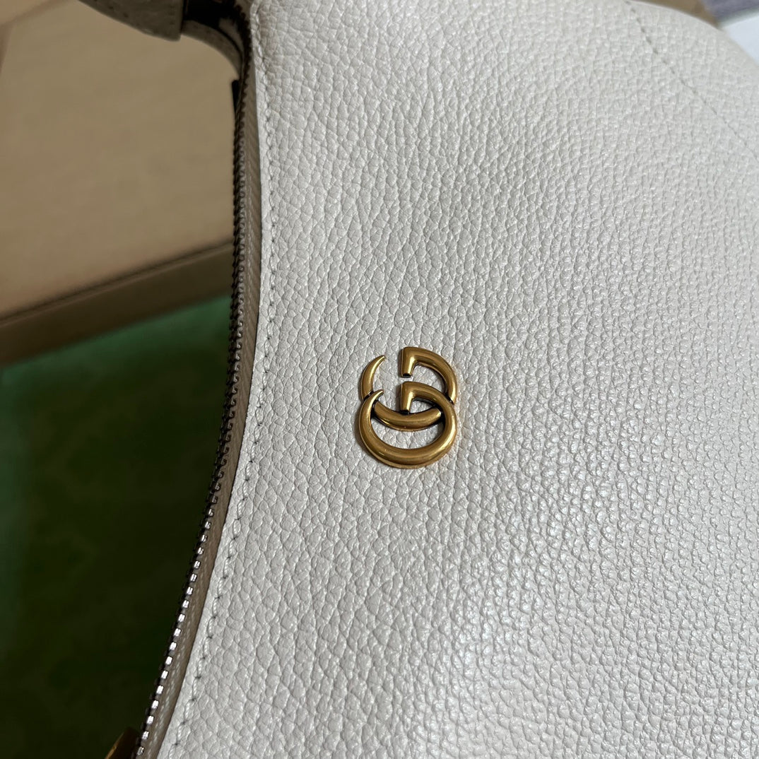 APHRODITE MINI 21 SHOULDER BAG IN WHITE CALFSKIN