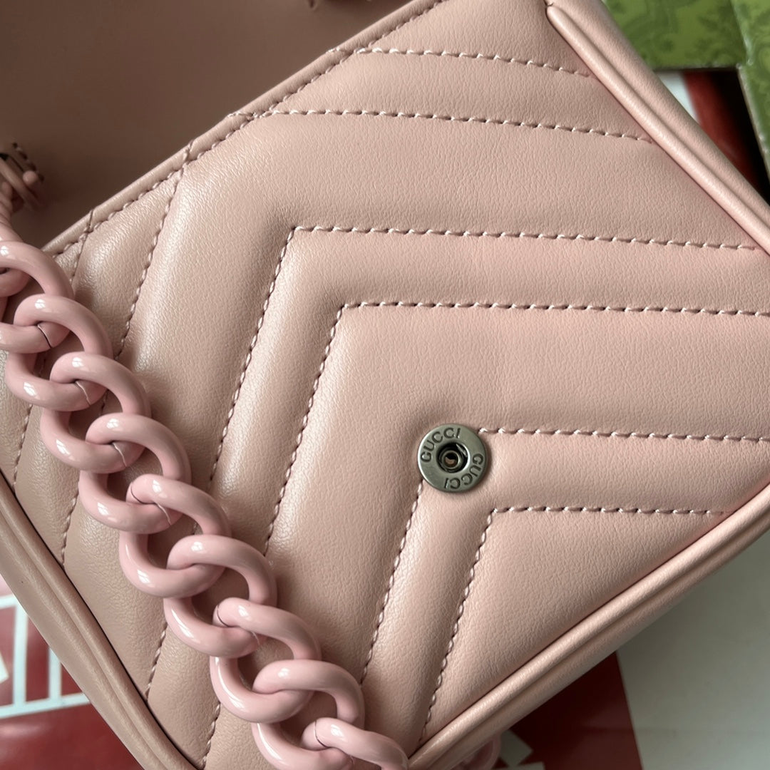 MARMONT BAG 12 IN LIGHT PINK CALFSKIN