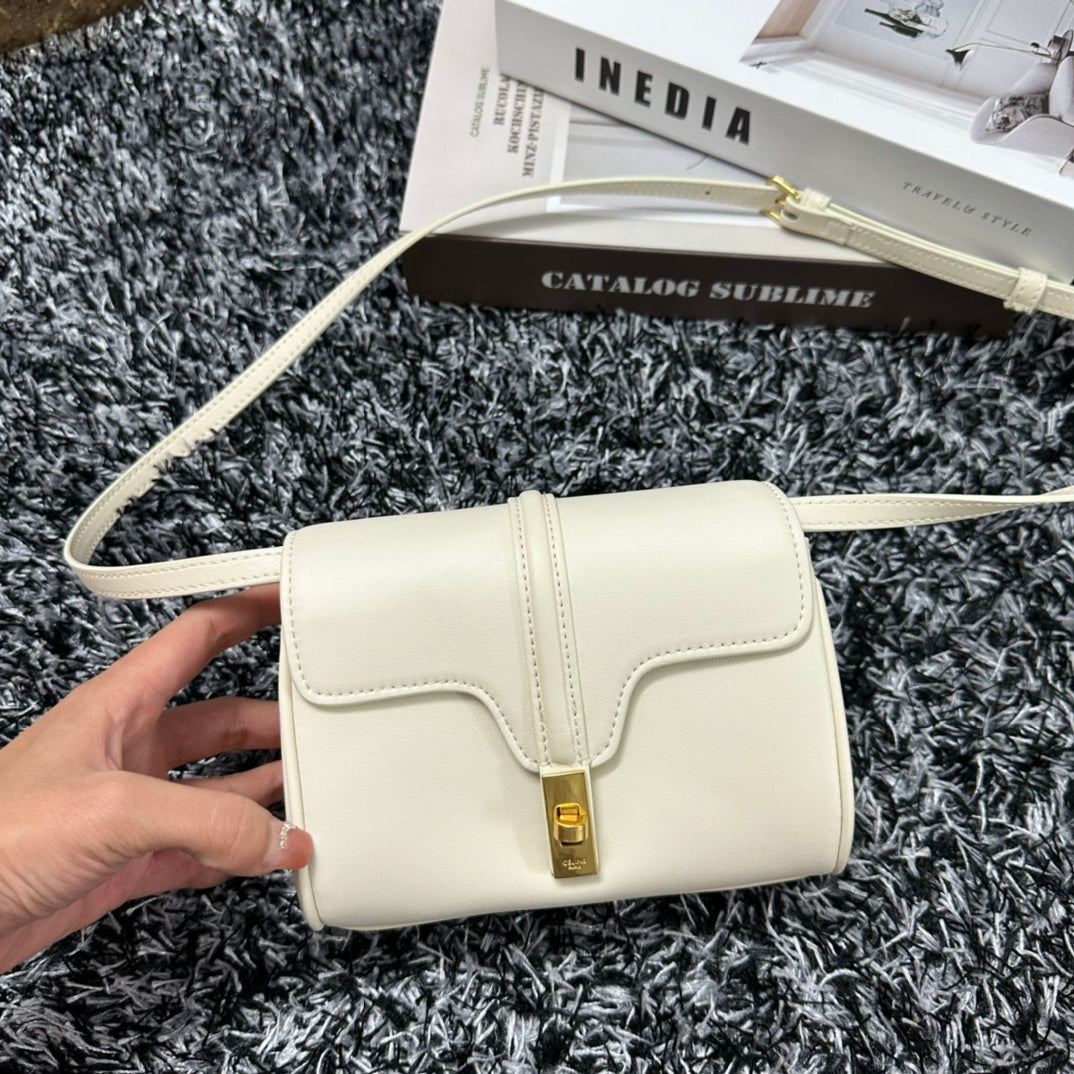 CLASSIC MINI 18 WHITE CALFSKIN