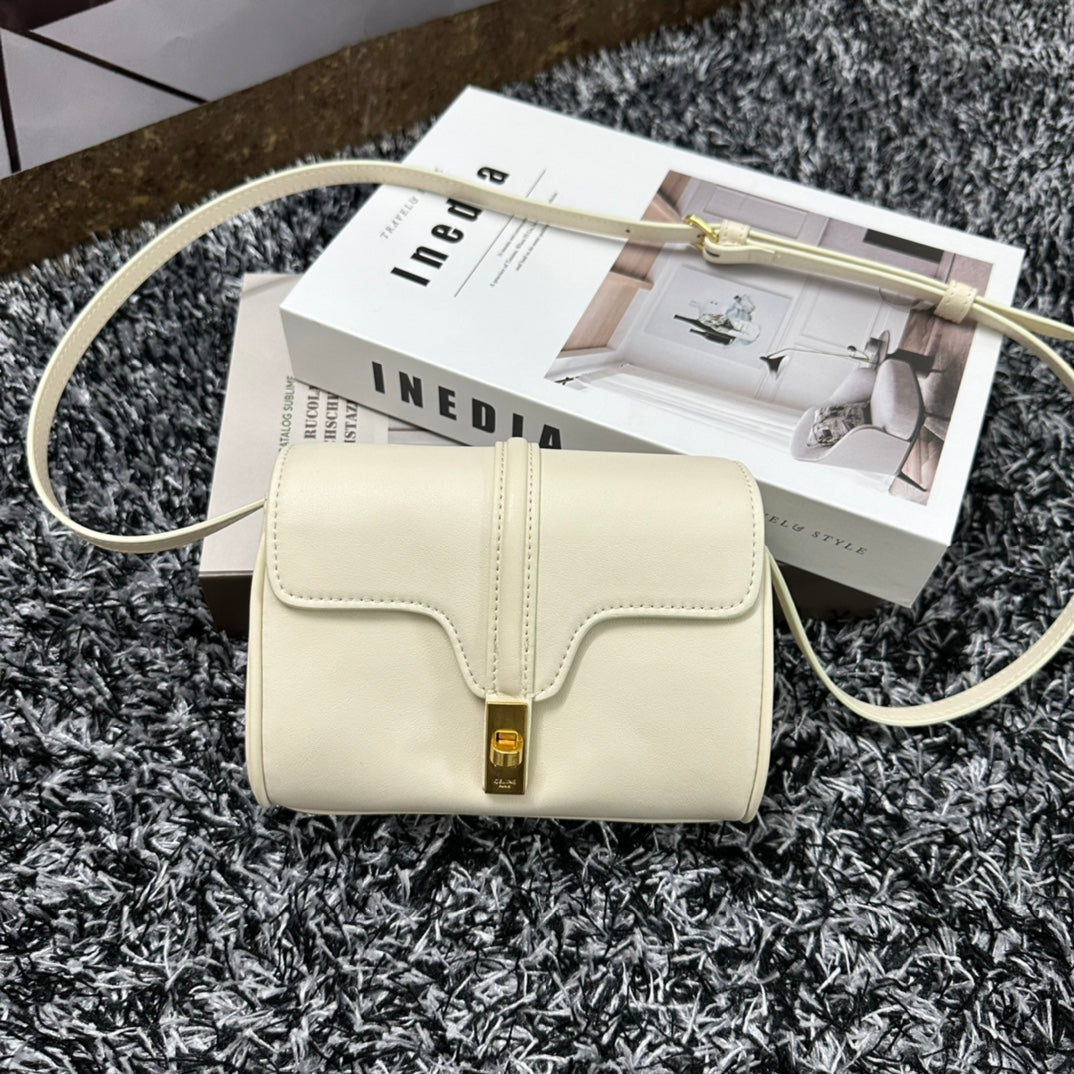 CLASSIC MINI 18 WHITE CALFSKIN