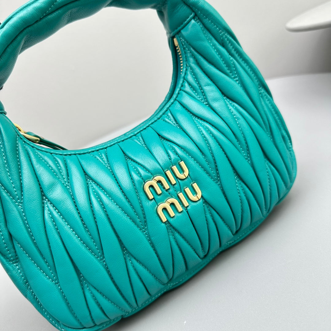 MINI HOBO 20 BAG IN TIFFANY BLUE SHEEPSKIN