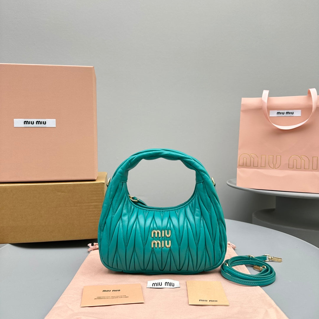 MINI HOBO 20 BAG IN TIFFANY BLUE SHEEPSKIN