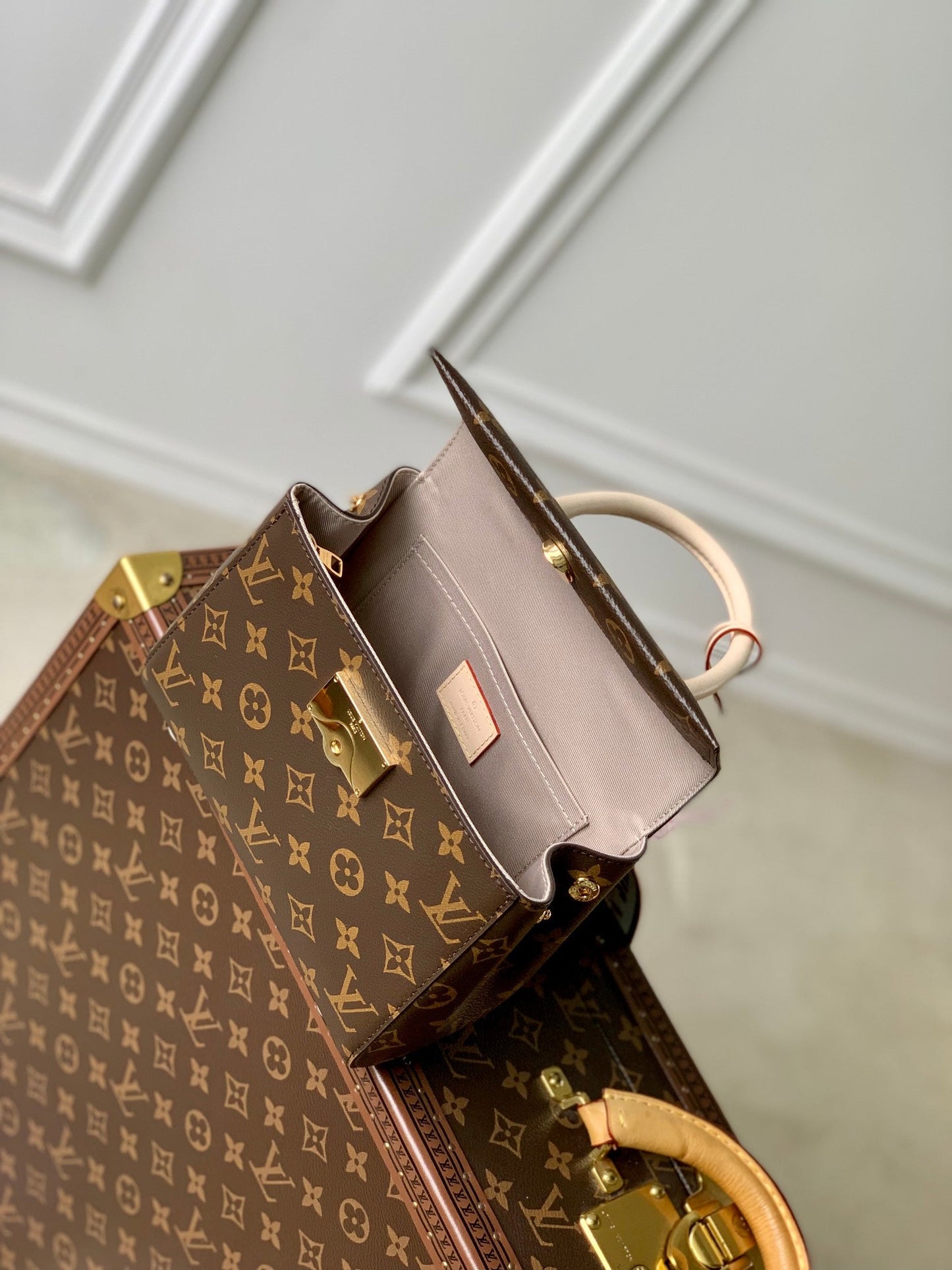 CLUNY MINI 20 IN BROWN MONOGRAM CANVAS