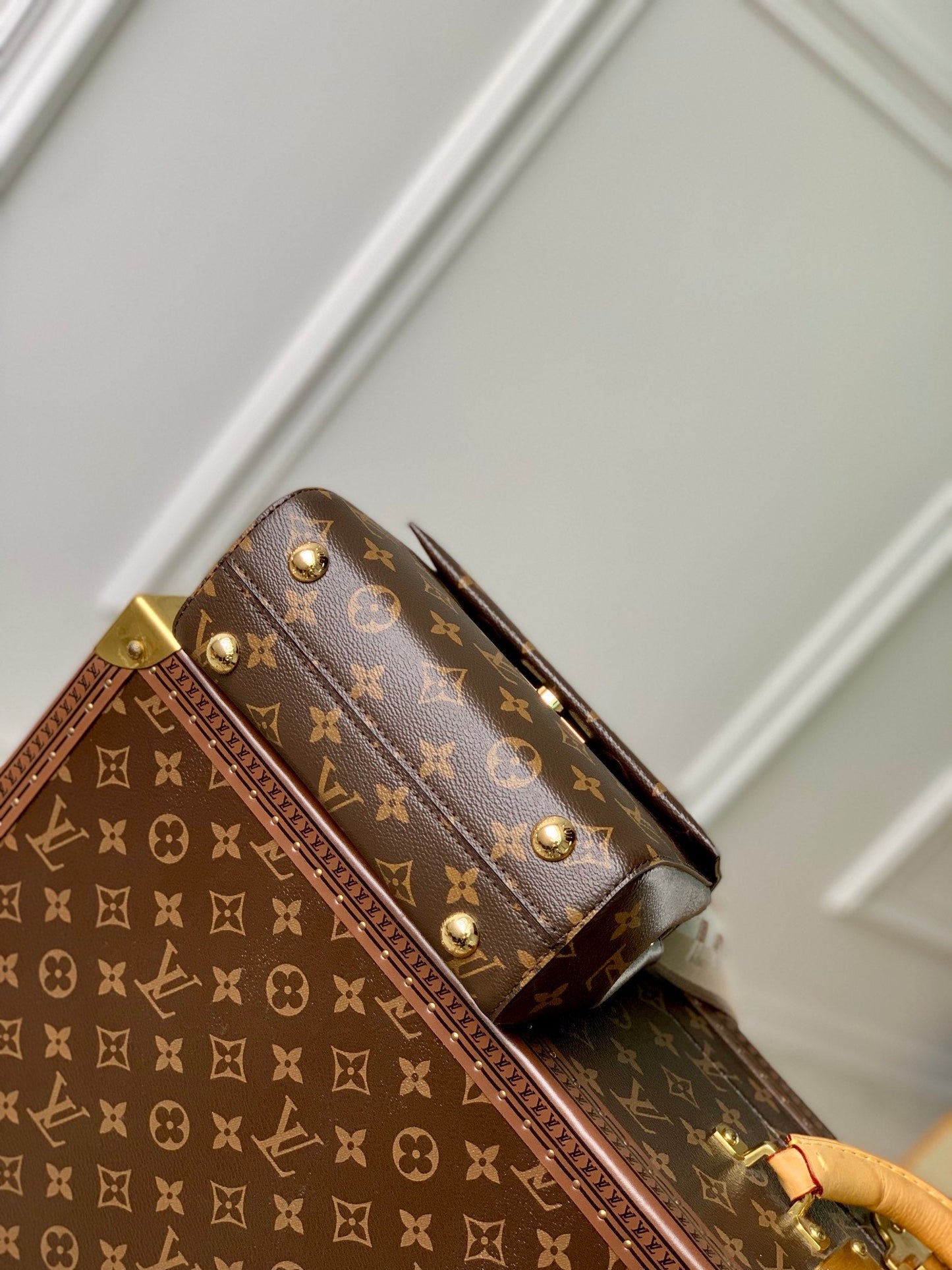 CLUNY MINI 20 IN BROWN MONOGRAM CANVAS