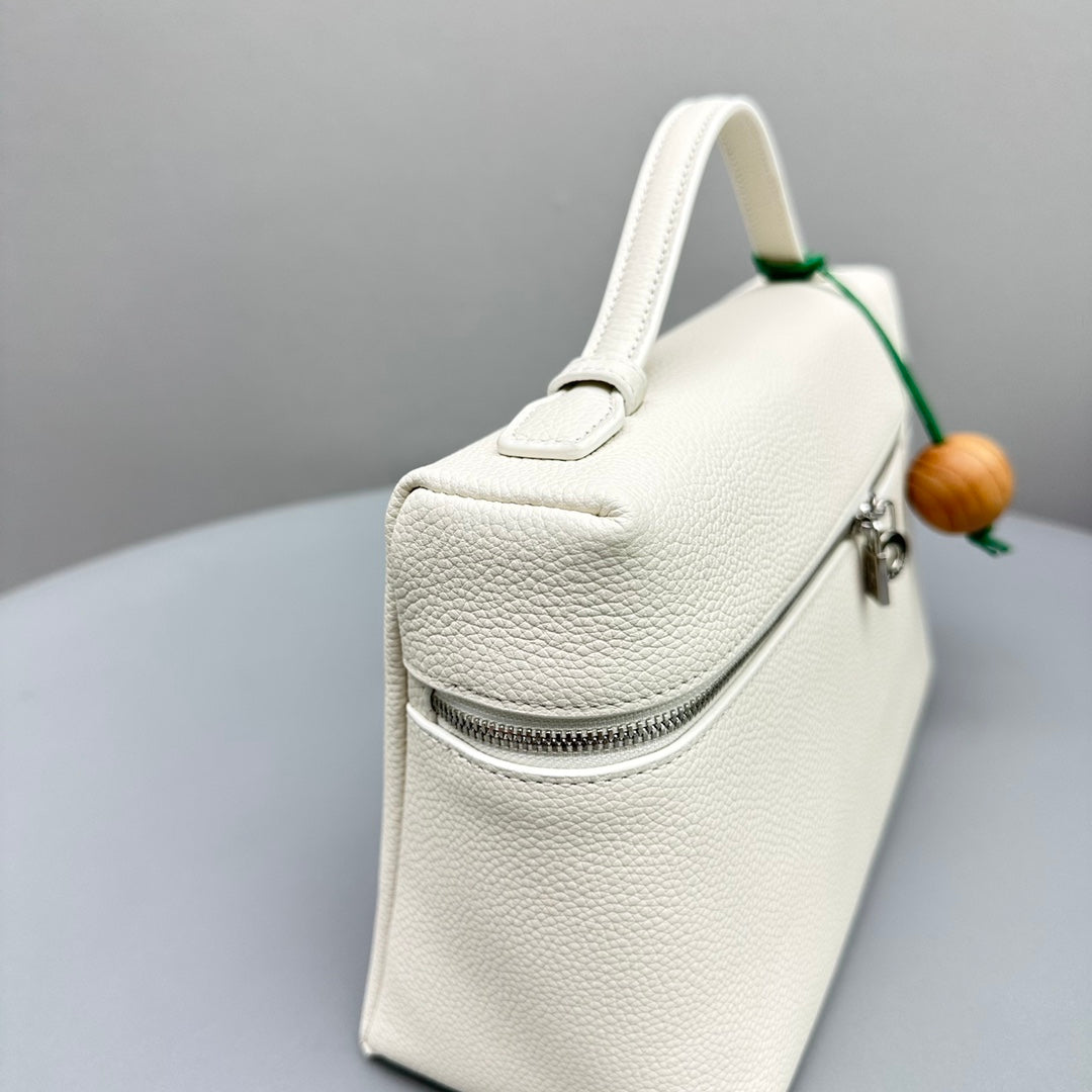 Extra Pocket L27 White Cowhide Shw