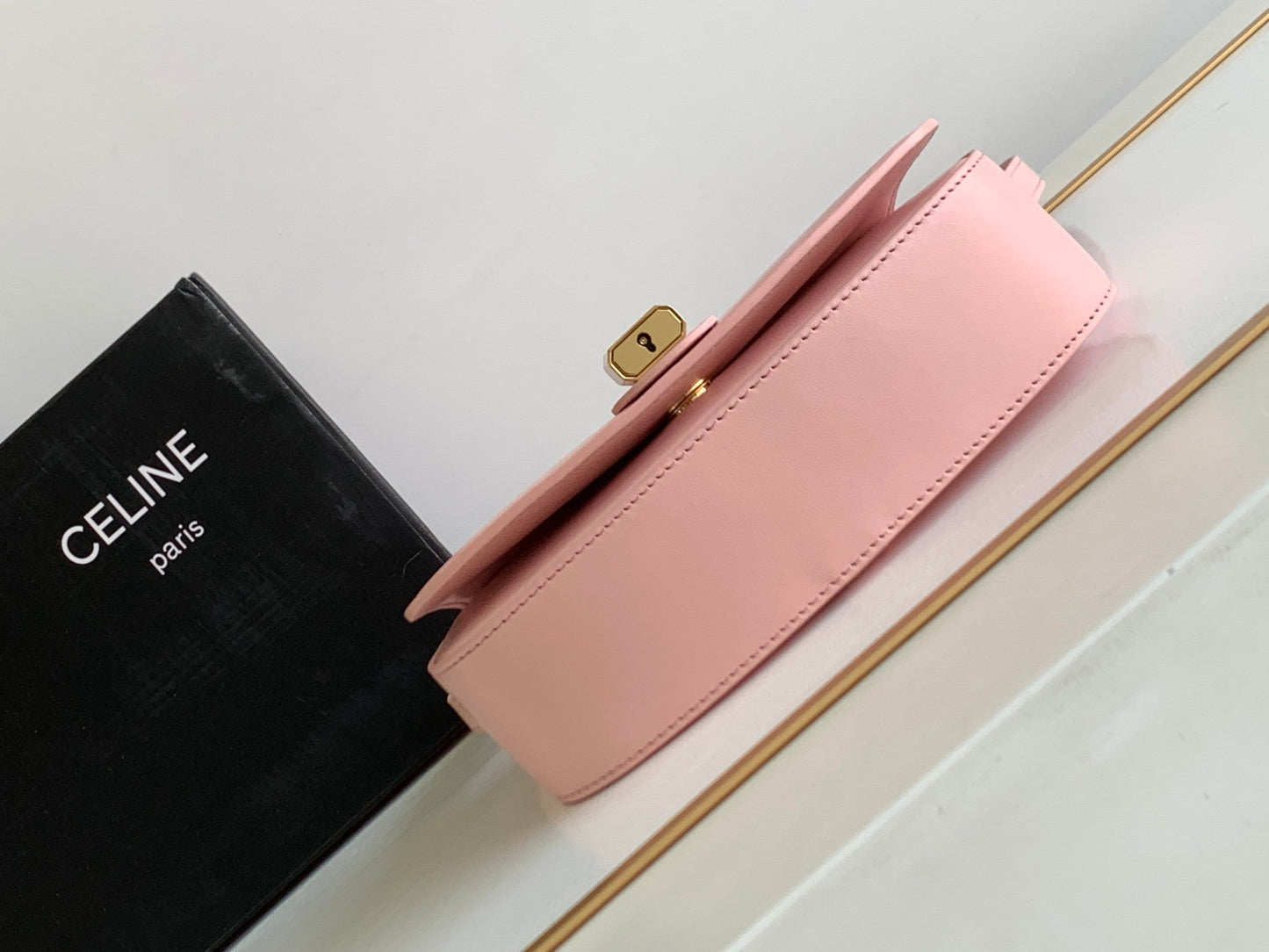 MINI TABOU CLUTCH 18 CALFSKIN SAKURA PINK