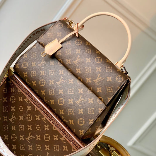 CLUNY MM 33 IN BROWN MONOGRAM CANVAS