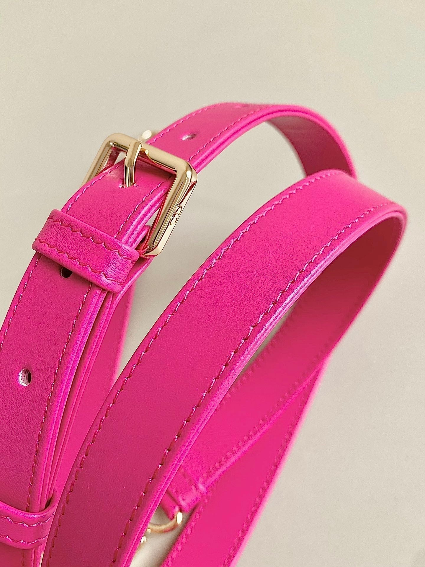 D-JOY BAG 22 IN HOT PINK LAMBSKIN