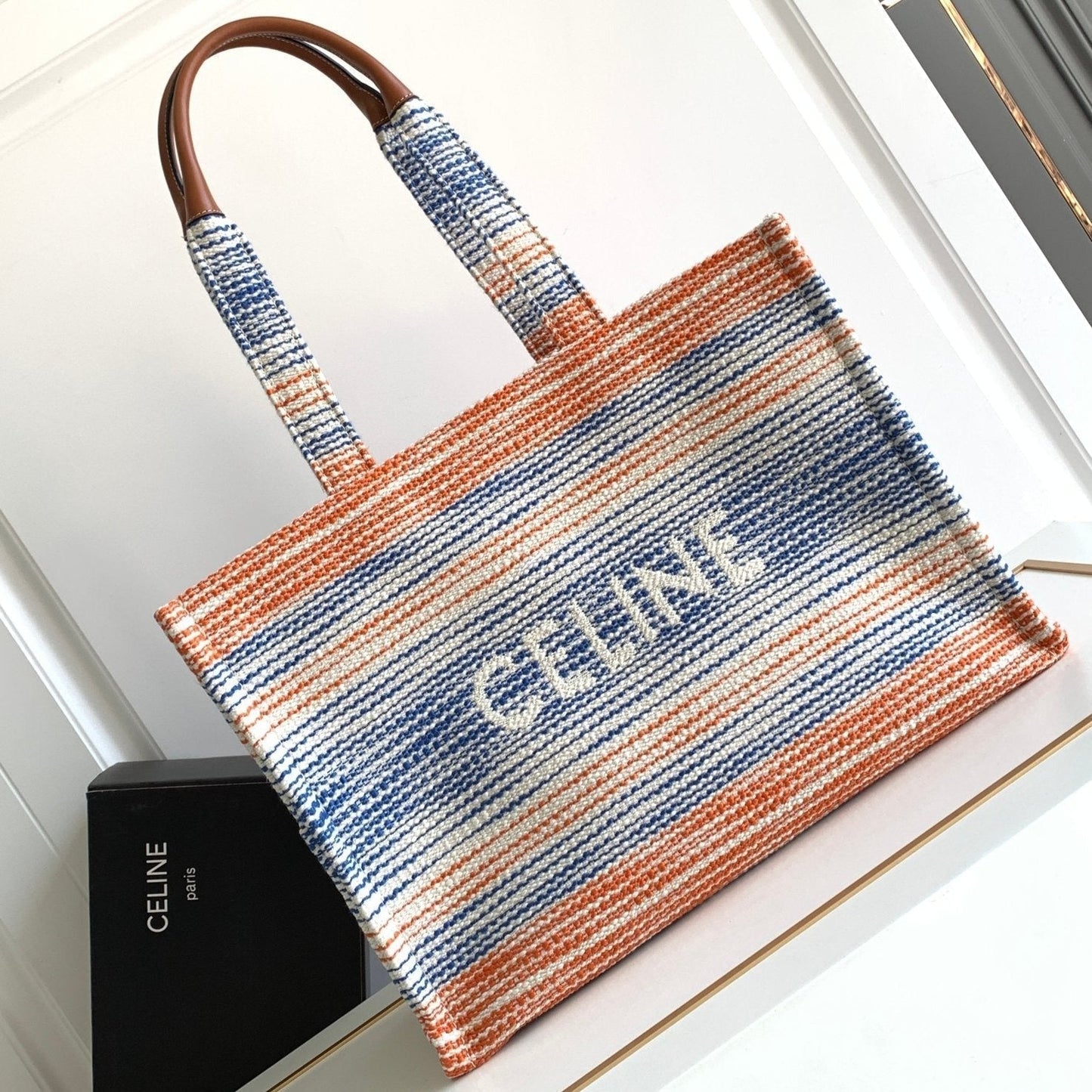 CABAS THAIS 41 RAINBOW FABRIC TOTE