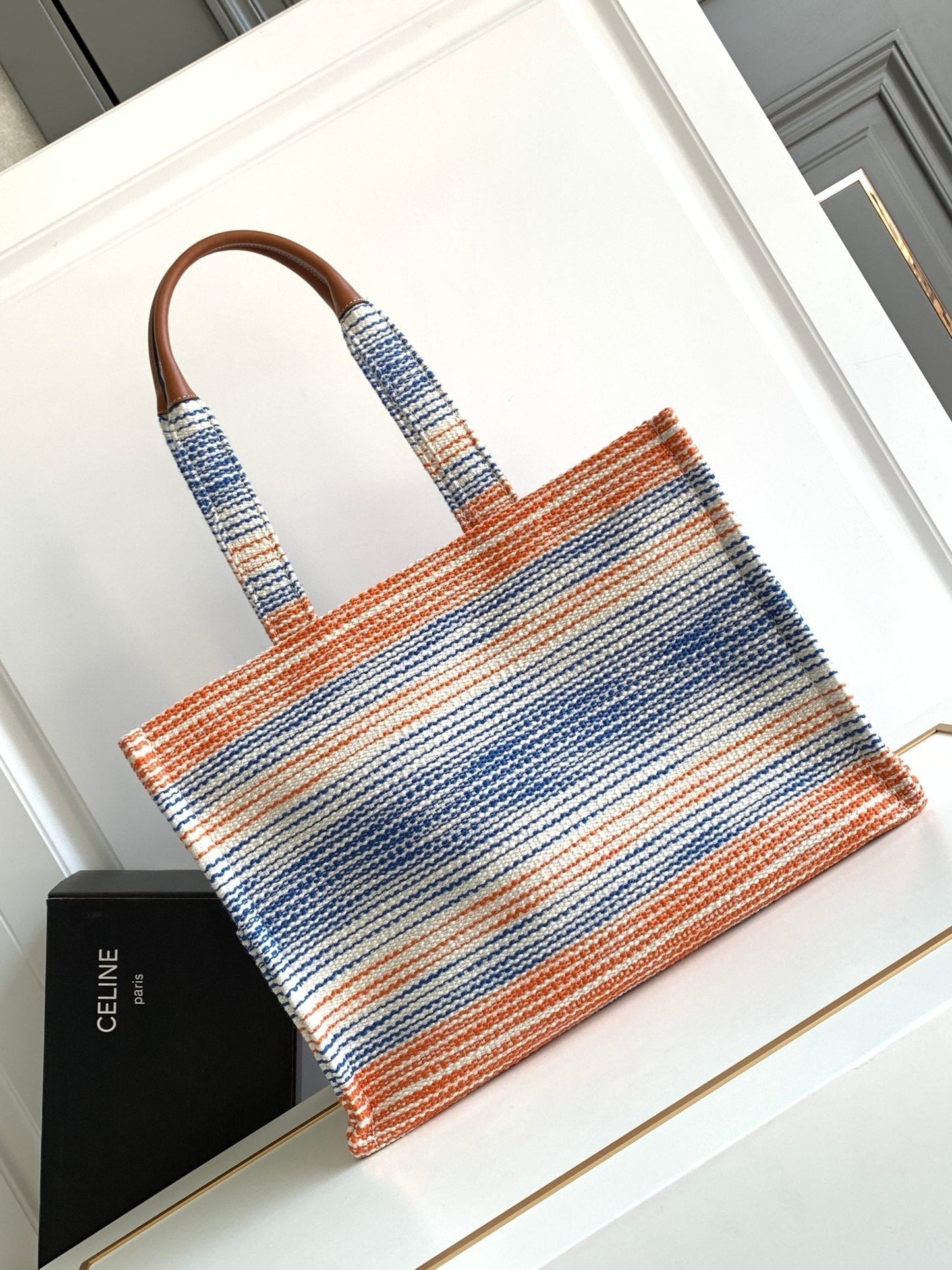 CABAS THAIS 41 RAINBOW FABRIC TOTE