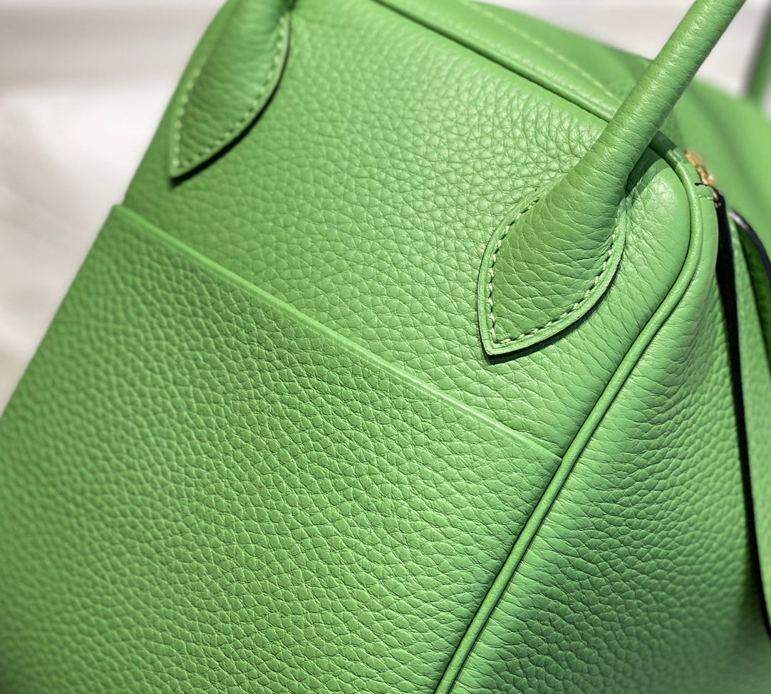 HM LINDY 26 BAG KELLY GREEN CALFSKIN