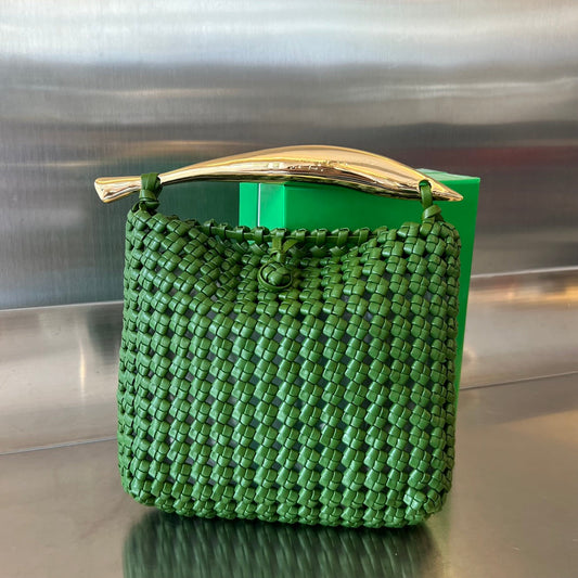 SARDINE 29 BAG IN GREEN LAMBSKIN