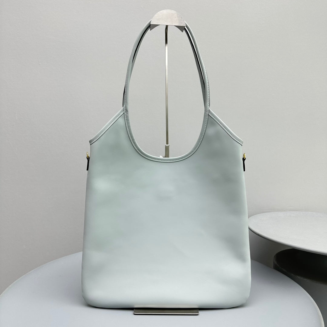 HOBO 40 TOTE IN LIGHT BLUE CALFSKIN