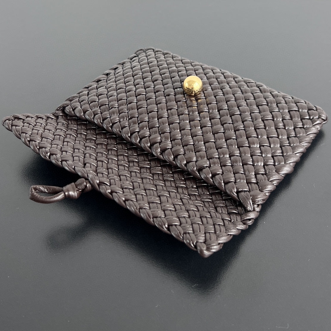 MINI COBBLE 20 BAG IN DARK BROWN LAMBSKIN