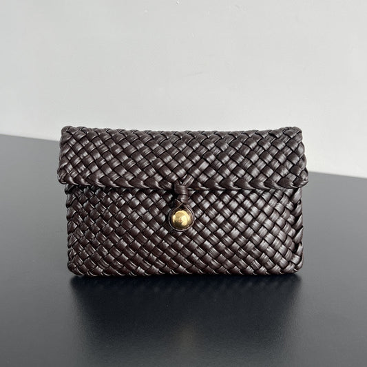 MINI COBBLE 20 BAG IN DARK BROWN LAMBSKIN