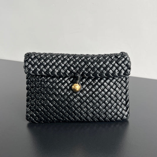 MINI COBBLE 20 BAG IN BLACK LAMBSKIN