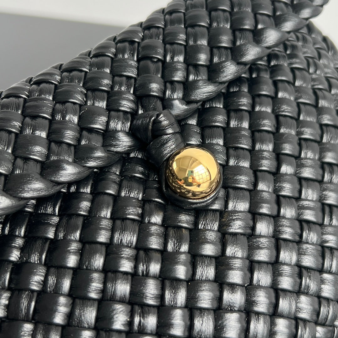 MINI COBBLE 20 BAG IN BLACK LAMBSKIN