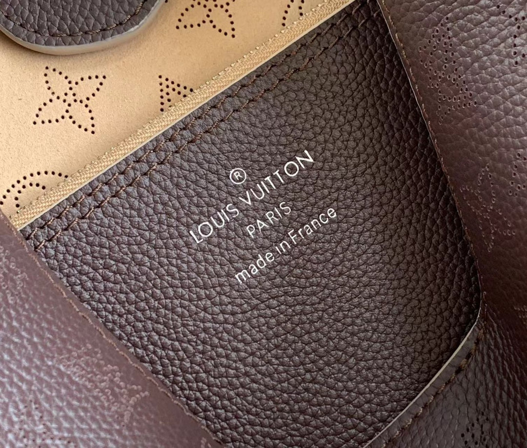 CARMEL 40 IN ROYAL RUBY MONOGRAM PERFORATED CALFSKIN