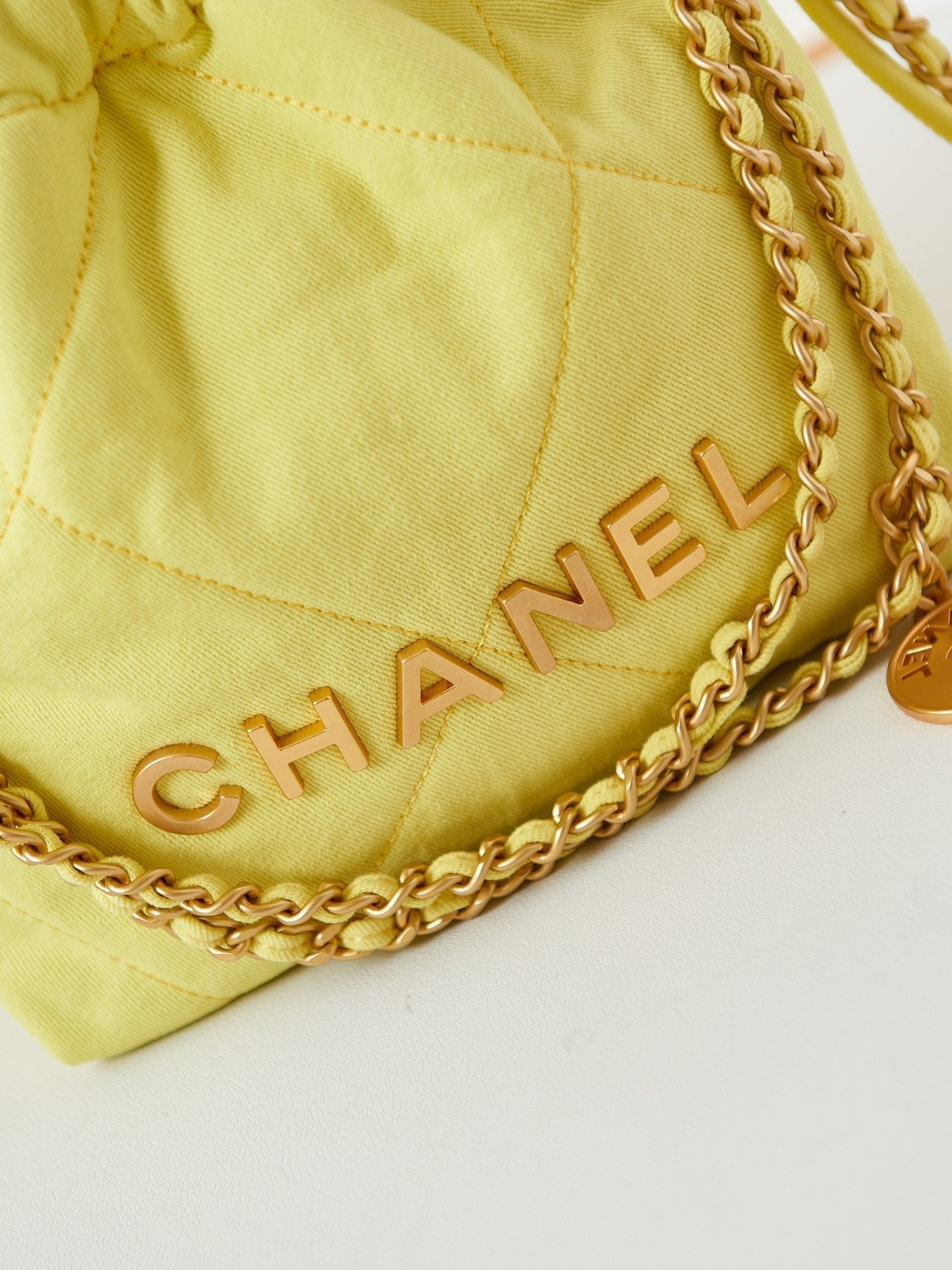 CC CLASSIC MINI 20 BAG IN YELLOW CORN CANVAS