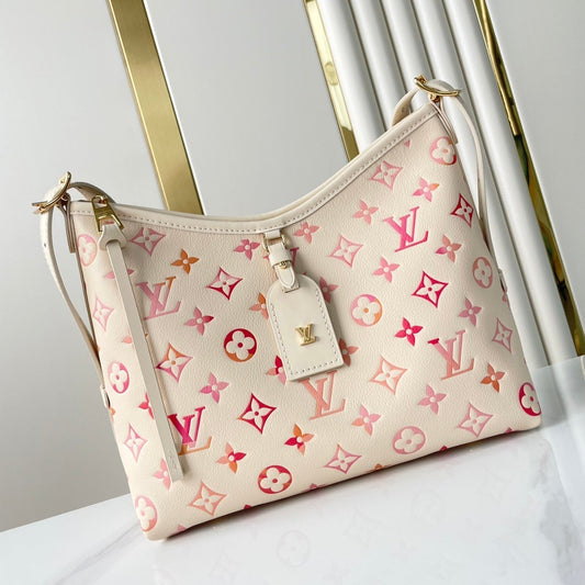 CARRYALL PM 29 IN SUNRISE AQUARELLE MONOGRAM EMPREINTE LEATHER