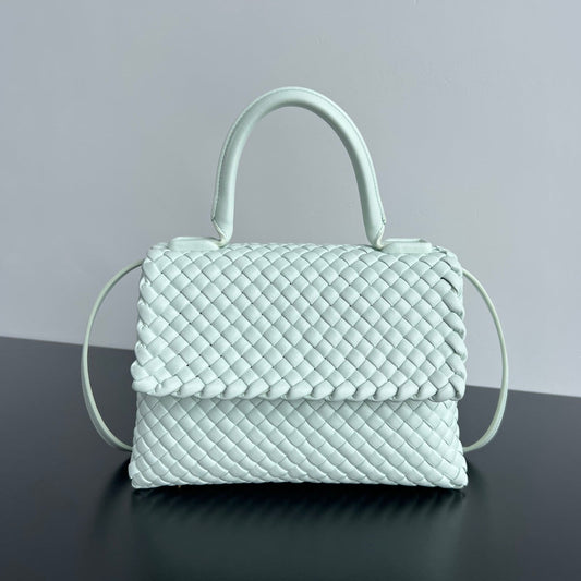 PATTI SHOULDER BAG 26 IN IRISH MINT LAMBSKIN