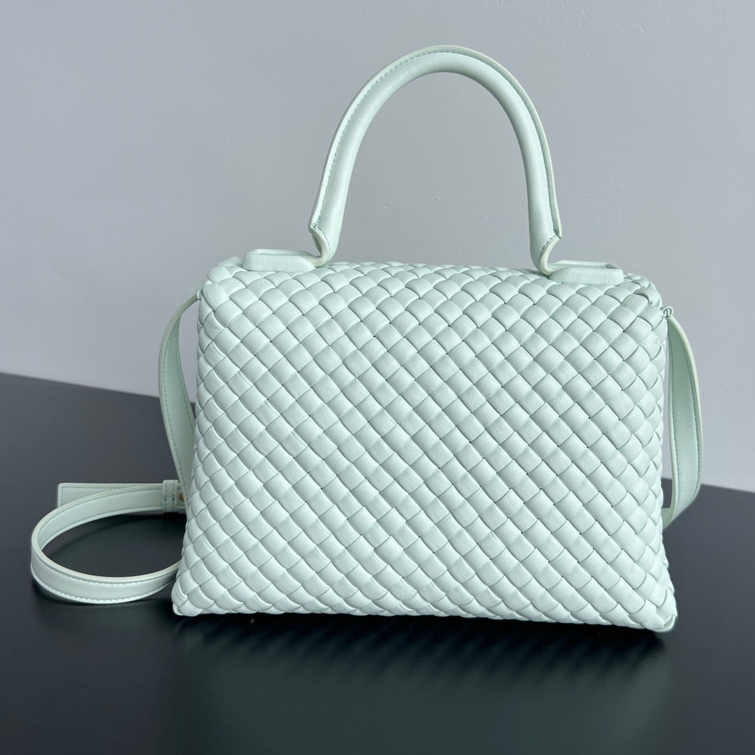 PATTI SHOULDER BAG 26 IN IRISH MINT LAMBSKIN