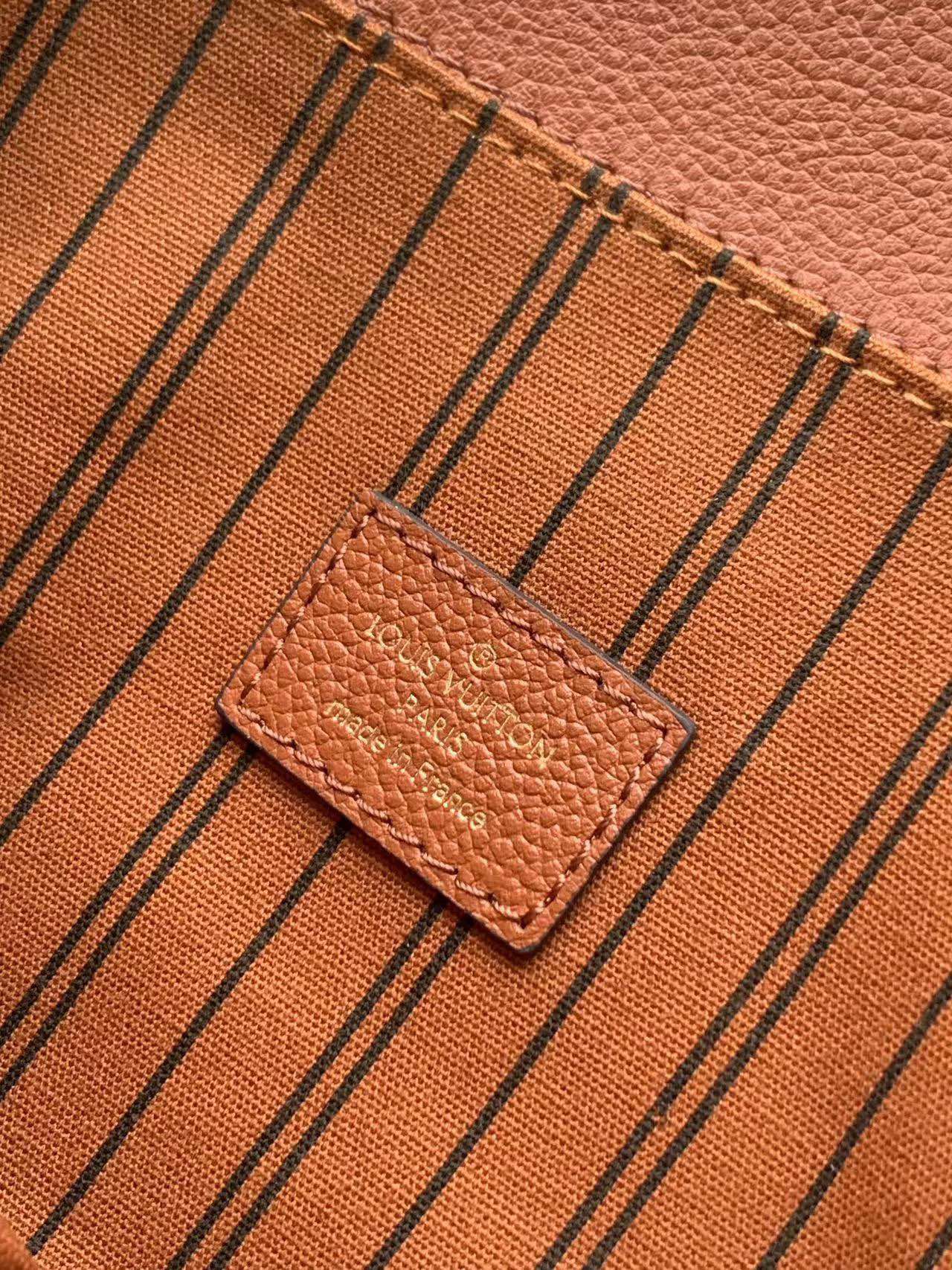 POCHETTE MÉTIS 25 IN COGNAC MONOGRAM EMPREINTE LEATHER GOLD HARDWARE